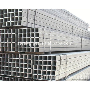 Rechteckige Stahlrohrabmessungen mit niedrigem Preis in China hergestellt